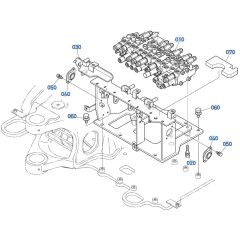 Control Valve Assembly for Kubota KX030-4 Mini Excavator