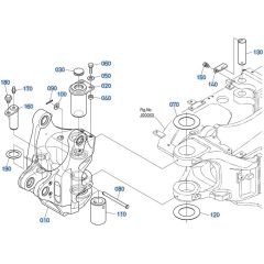 Swing Bracket Assembly for Kubota KX040-5 Mini Excavator