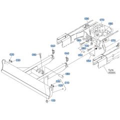Blade Assembly for Kubota KX040-5 Mini Excavator