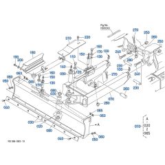 Blade (Angle) Assembly for Kubota KX040-5 Mini Excavator