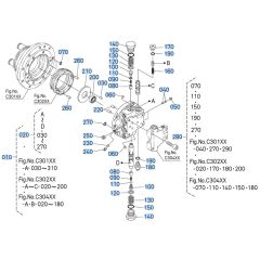 Drive Motor Assembly -2 for Kubota KX040-5 Mini Excavator