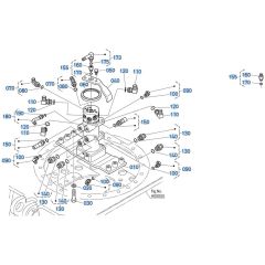 Rotary Joint Assembly for Kubota KX040-5 Mini Excavator