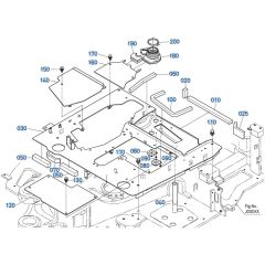 Step Assembly for Kubota KX040-5 Mini Excavator