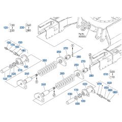 Idler Assembly -1 for Kubota KX040-5 Mini Excavator