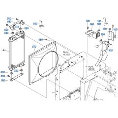 Radiator Assembly for Kubota KX040-5 Mini Excavator
