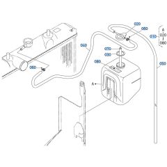Reserve Tank Assembly for Kubota KX080-3 Mini Excavator