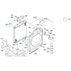 Radiator Assembly for Kubota KX080-3 Mini Excavator