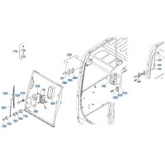 Wiper Assembly for Kubota KX080-3 Mini Excavator