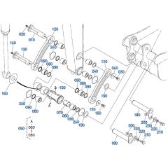 Bucket Link Assembly for Kubota KX080-3 Mini Excavator