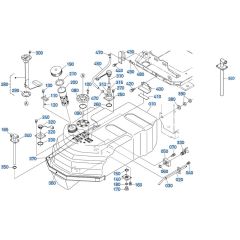 Fuel Tank Assembly for Kubota KX080-3 Mini Excavator