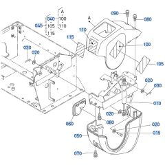 Armrest (L/H) Assembly for Kubota KX080-3 Mini Excavator