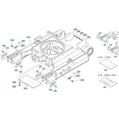 Track Frame Assembly for Kubota KX080-3 Mini Excavator