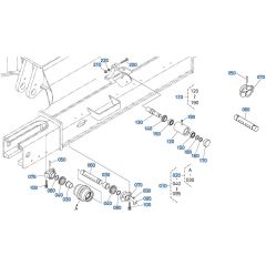 Track Roller Assembly for Kubota KX080-3 Mini Excavator