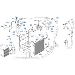 Condenser Assembly for Kubota KX080-3 Mini Excavator