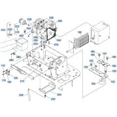 Air Conditioner Assembly -1 for Kubota KX080-3 Mini Excavator