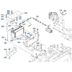 Battery Assembly for Kubota KX080-4s Mini Excavator