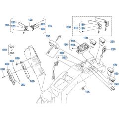 Instrument Panel Assembly for Kubota KX080-4s Mini Excavator