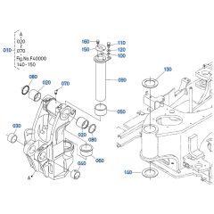 Swing Bracket Assembly for Kubota KX080-4s Mini Excavator