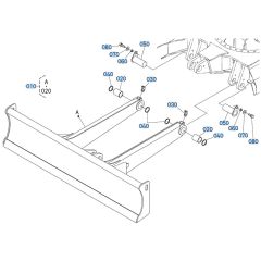 Blade Assembly for Kubota KX080-4s Mini Excavator