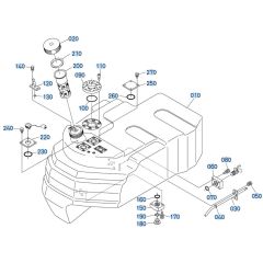 Fuel Tank Assembly for Kubota KX080-4s Mini Excavator
