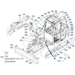 Decals for Kubota KX080-4s Mini Excavator