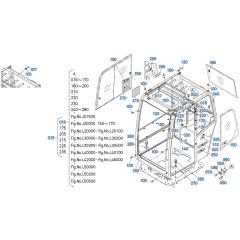 Cabin Assembly for Kubota KX080-4s Mini Excavator