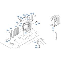 Heater Assembly for Kubota KX080-4s Mini Excavator