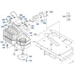 Air Conditioner Assembly for Kubota KX080-4s Mini Excavator