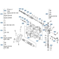 Pump Assembly -2 for Kubota KX080-4s Mini Excavator
