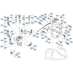 Rotary Joint Assembly for Kubota KX080-4s Mini Excavator
