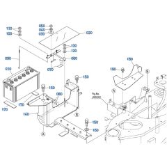 Battery Assembly for Kubota KX080-5 Mini Excavator