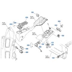 Instrument Panel Assembly for Kubota KX080-5 Mini Excavator
