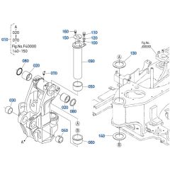 Swing Bracket Assembly for Kubota KX080-5 Mini Excavator