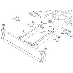 Blade Assembly for Kubota KX080-5 Mini Excavator