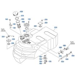 Fuel Tank Assembly for Kubota KX080-5 Mini Excavator