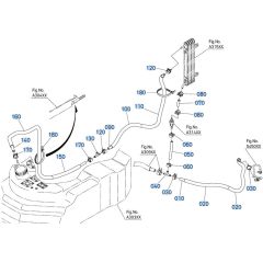 Fuel Cooler Assembly for Kubota KX080-5 Mini Excavator