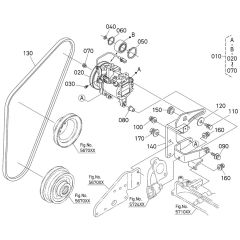 Compressor Assembly for Kubota KX080-5 Mini Excavator