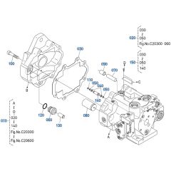 Piston Pump Assembly for Kubota KX080-5 Mini Excavator