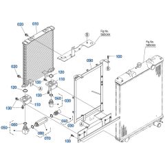 Oil Cooler Assembly for Kubota KX080-5 Mini Excavator
