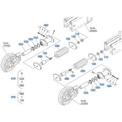 Idler Assembly -1 for Kubota KX080-5 Mini Excavator