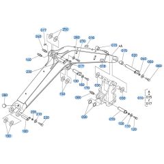 Boom Assembly for Kubota KX121-3 Mini Excavator