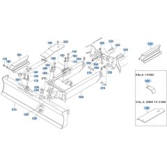 Blade (Angle) Assembly for Kubota KX121-3 Mini Excavator
