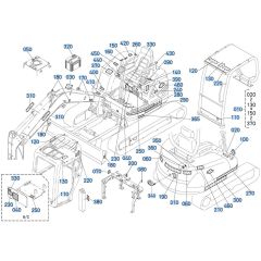 Decals for Kubota KX121-3 Mini Excavator