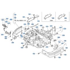 Swing Frame Assembly for Kubota KX121-3 Mini Excavator