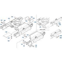 Track Frame Assembly for Kubota KX121-3 Mini Excavator