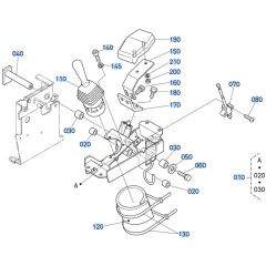 Control Lever (L/H) Assembly for Kubota KX161-3s Mini Excavator