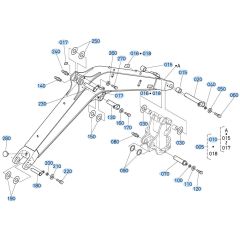 Boom Assembly for Kubota KX161-3s Mini Excavator