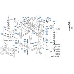 Cabin Assembly for Kubota KX161-3s Mini Excavator
