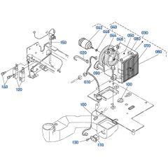 Blower Assembly for Kubota KX161-3s Mini Excavator