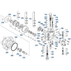 Drive Motor Assembly -1 for Kubota KX161-3s Mini Excavator